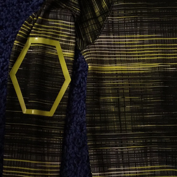 Spyder Hoodie Snowboard Shred Stretch neon spandex jacket coat LG - Picture 7 of 13